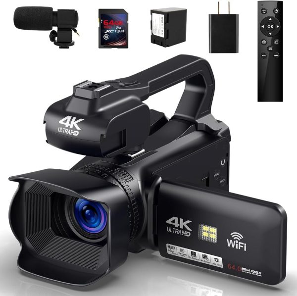 4K WiFi Video Camcorder Kit